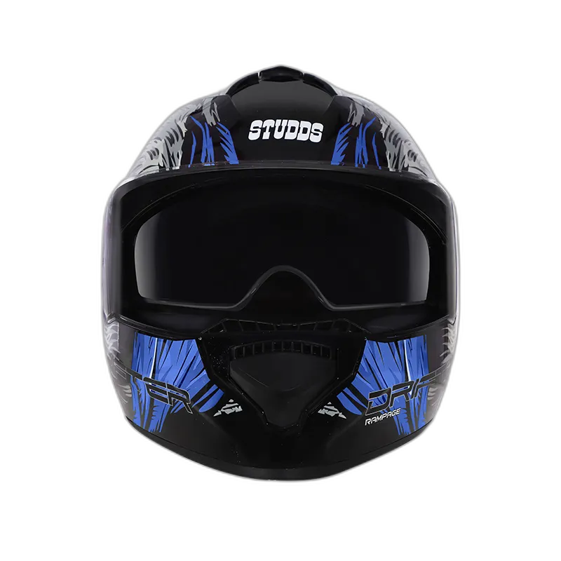 STUDDS Drifter D3 Black Grey N1 Full Face Helmet