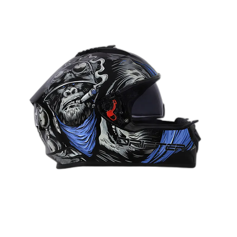 STUDDS Drifter D3 Black Grey N1 Full Face Helmet