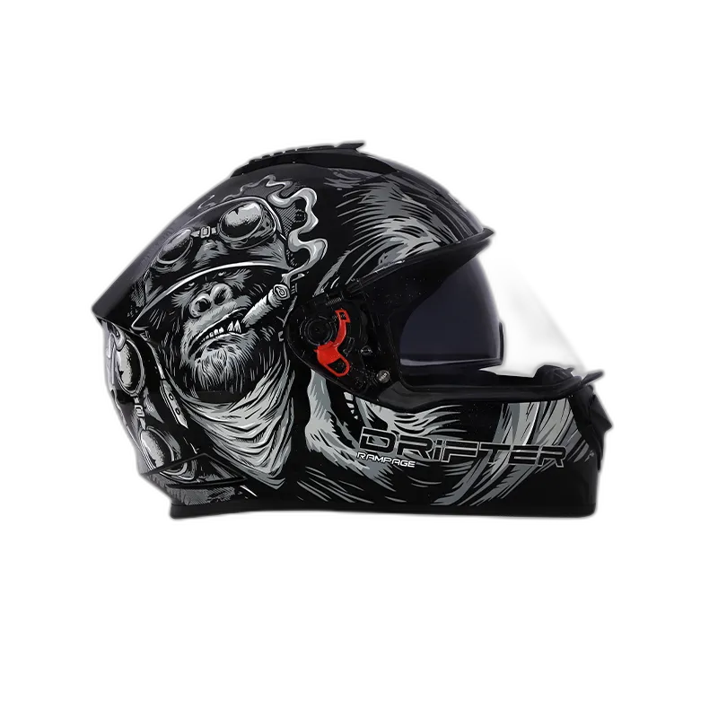 STUDDS Drifter D3 Black N4 Full Face Helmet