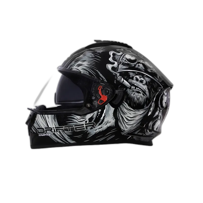 STUDDS Drifter D3 Black N4 Full Face Helmet