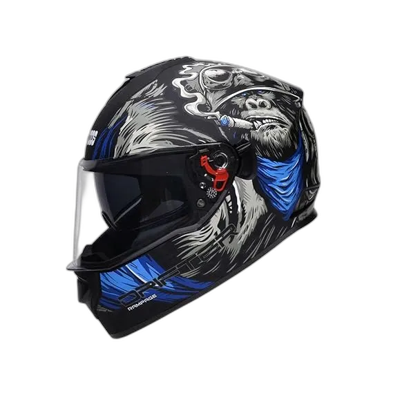 STUDDS Drifter D3 Matt Black Grey N1 Full Face Helmet