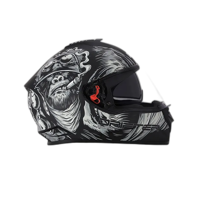 STUDDS Drifter D3 Matt Black N4 Full Face Helmet