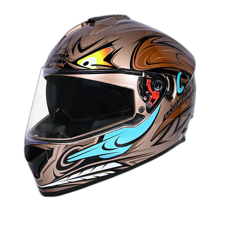STUDDS Drifter D4 Brown N12 Full Face Helmet
