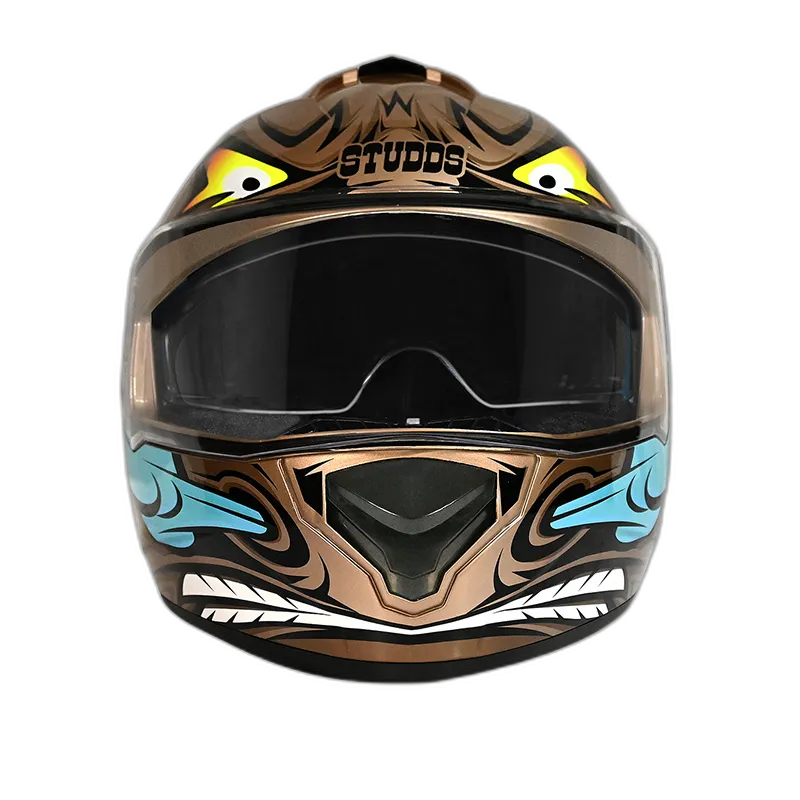 STUDDS Drifter D4 Brown N12 Full Face Helmet
