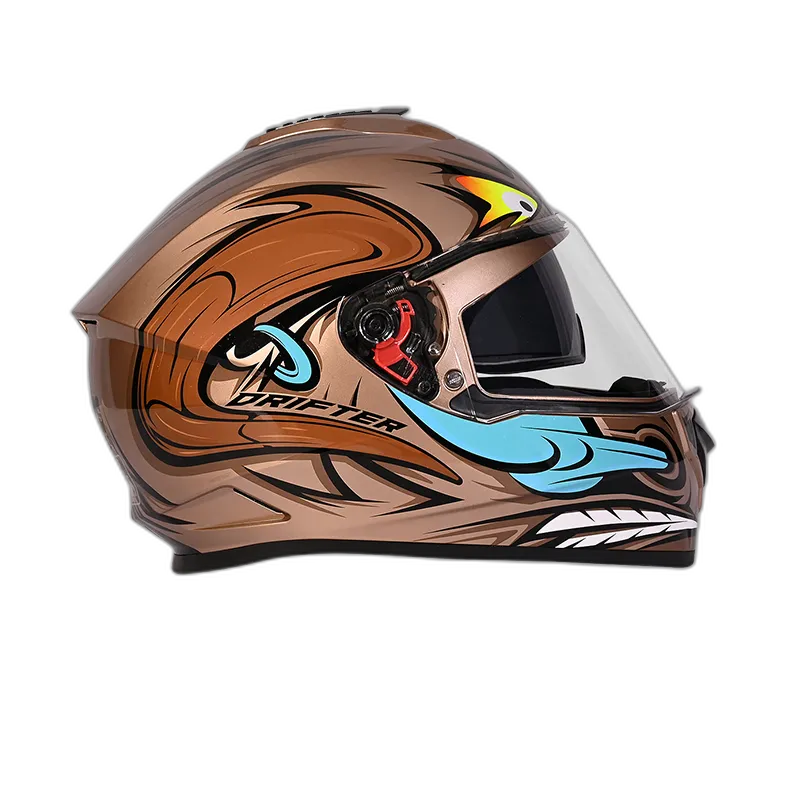 STUDDS Drifter D4 Brown N12 Full Face Helmet