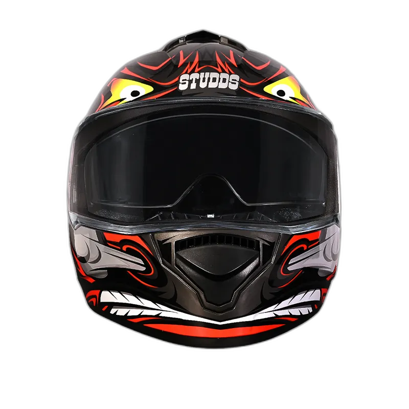 STUDDS Drifter D4 Grey N2 Full Face Helmet