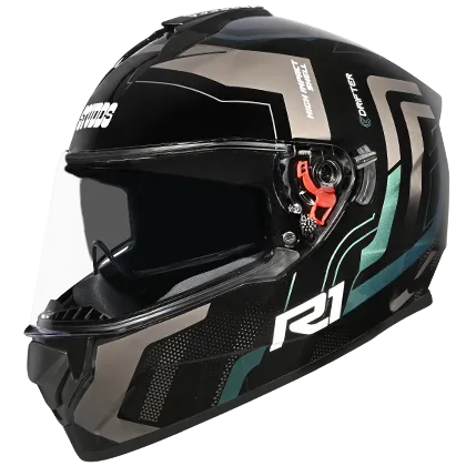 STUDDS Drifter D4 R1 Black Chameleon N1 Full Face Helmet
