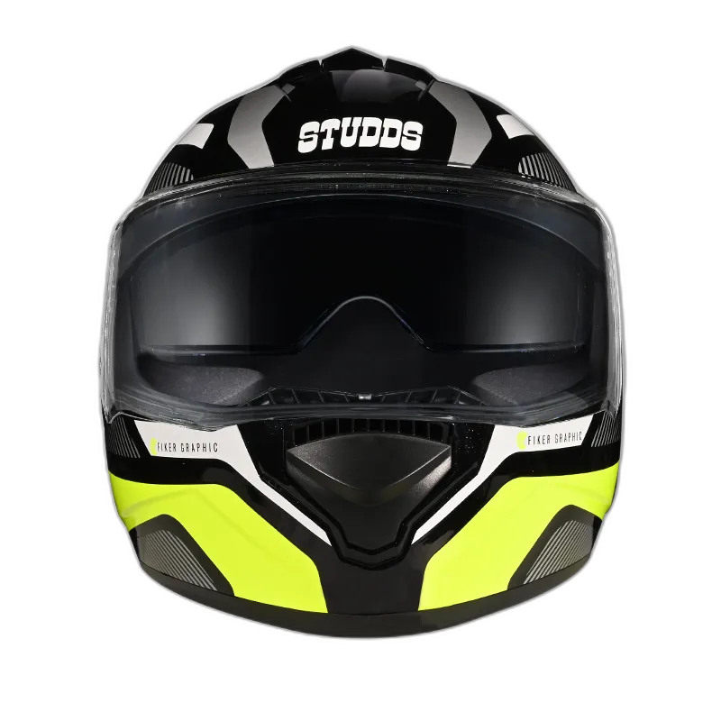STUDDS Drifter D5 Black N5 Full Face Helmet