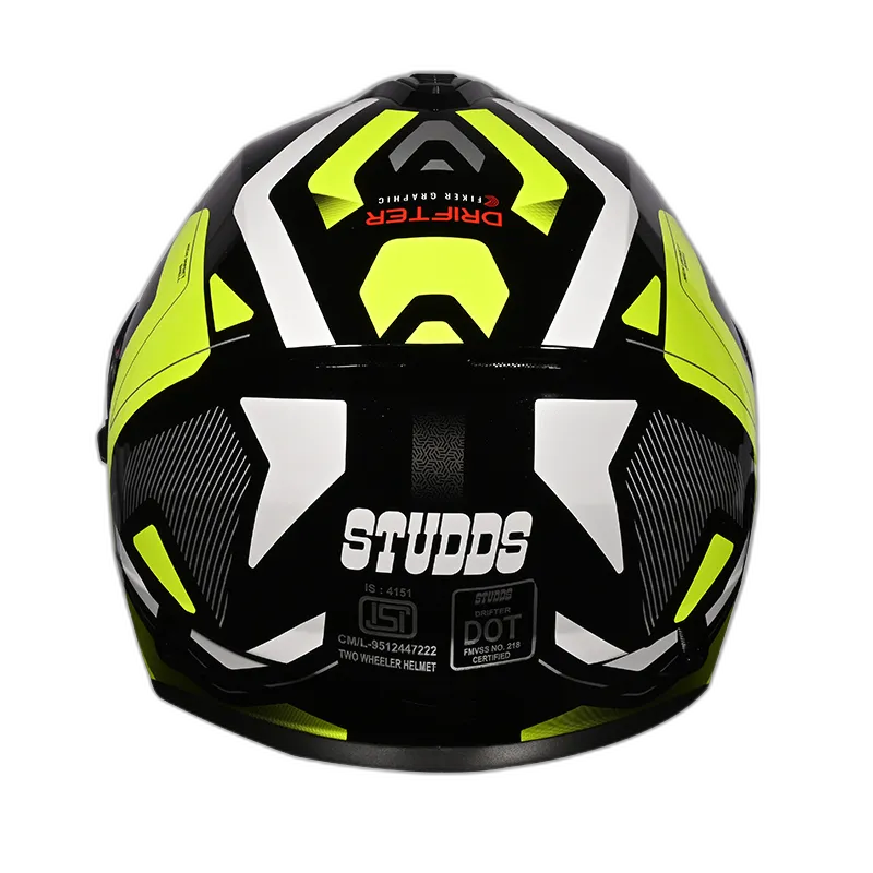 STUDDS Drifter D5 Black N5 Full Face Helmet
