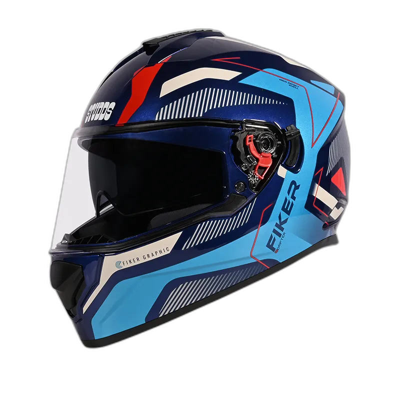 STUDDS Drifter D5 Blue N1 Full Face Helmet
