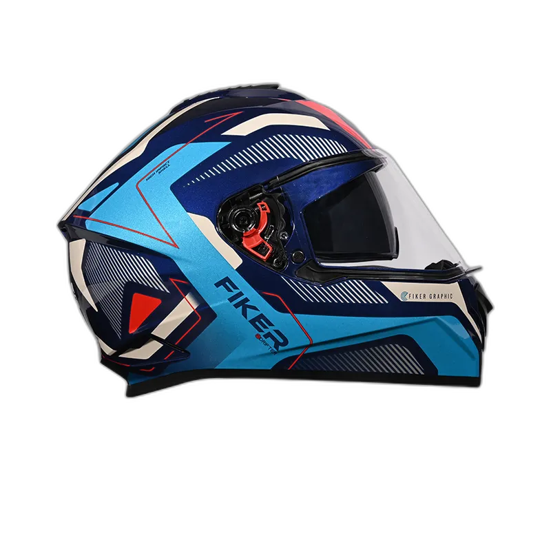 STUDDS Drifter D5 Blue N1 Full Face Helmet