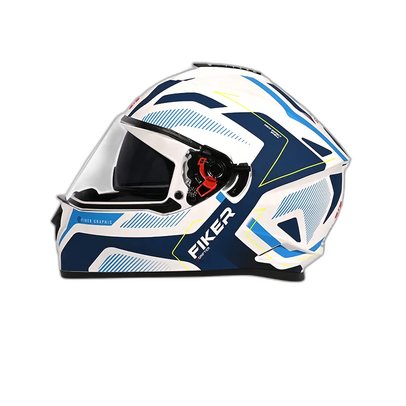 STUDDS Drifter D5 White N1 Full Face Helmet