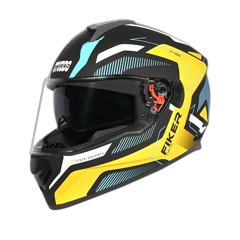 STUDDS Drifter D5 Matt Black N12 Full Face Helmet
