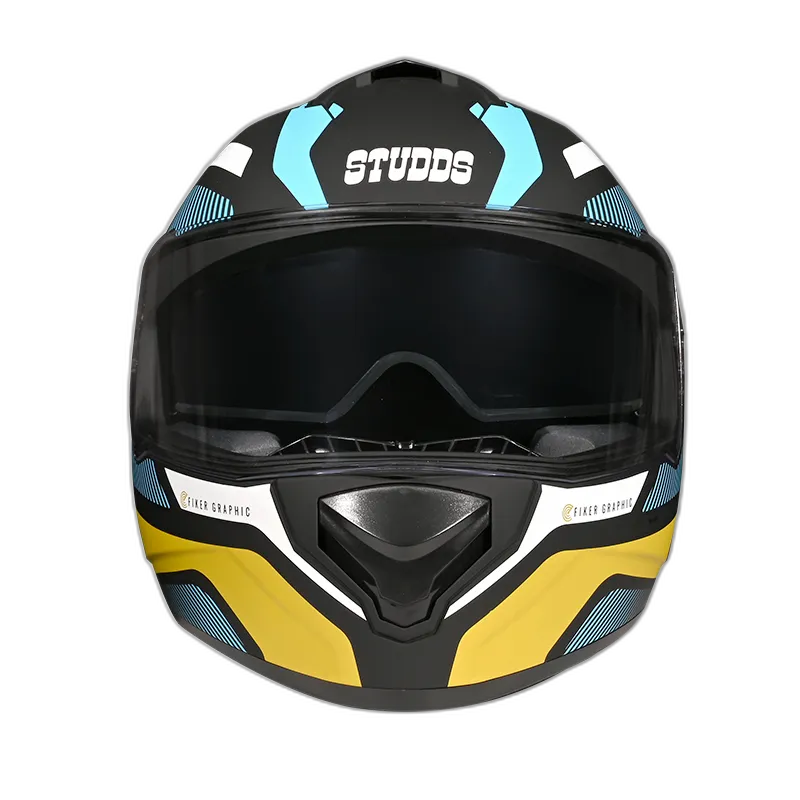 STUDDS Drifter D5 Matt Black N12 Full Face Helmet