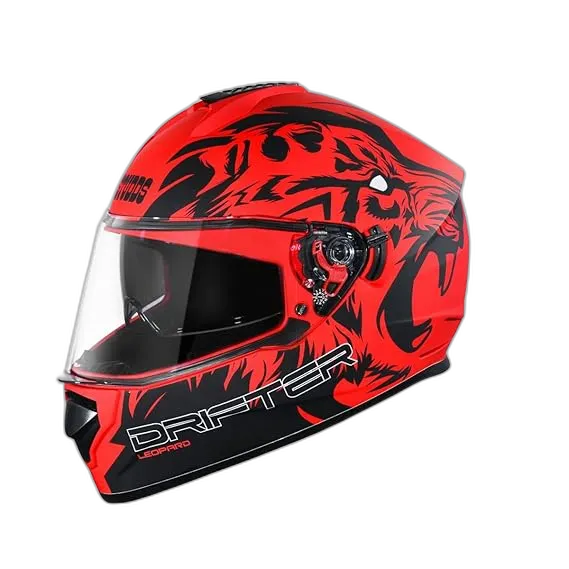 STUDDS Driter D2 Matt Red Full Face Helmet