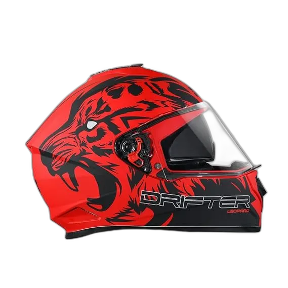 STUDDS Driter D2 Matt Red Full Face Helmet