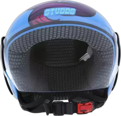 STUDDS Femm Super 540 D1 Blue Half Face Helmet