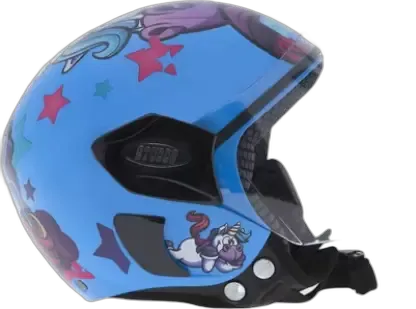 STUDDS Femm Super 540 D1 Blue Half Face Helmet