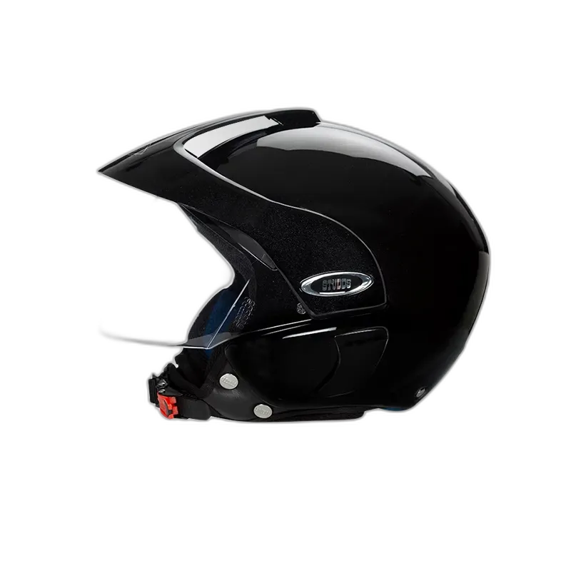 STUDDS Marshall Black Half Face Helmet