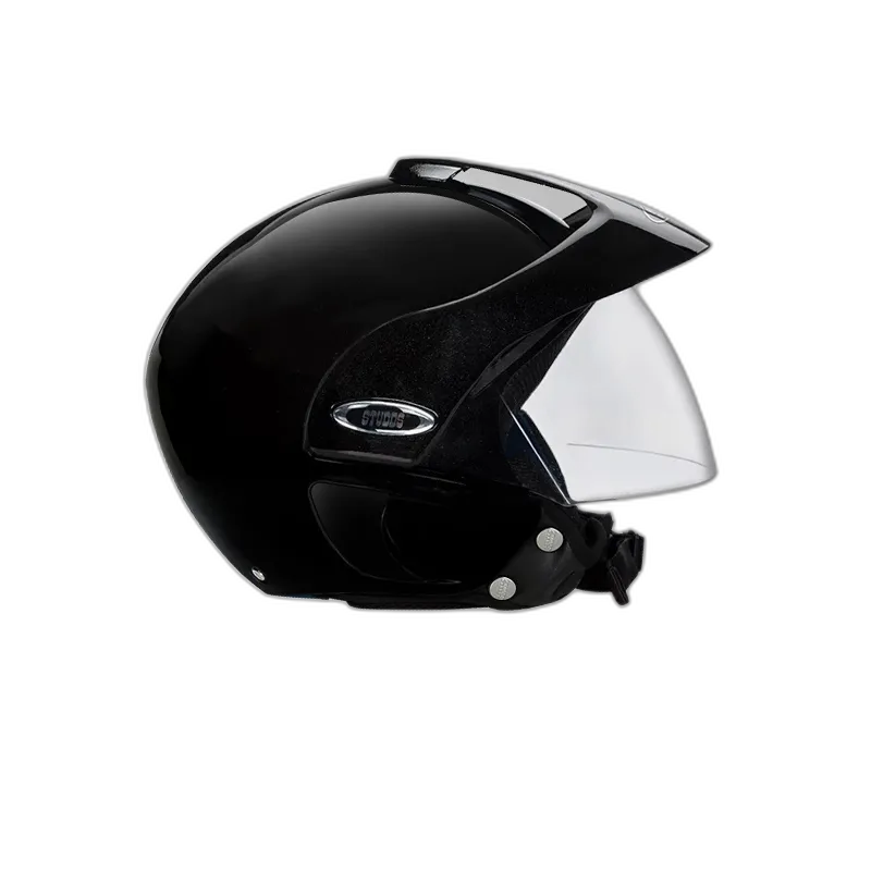 STUDDS Marshall Black Half Face Helmet