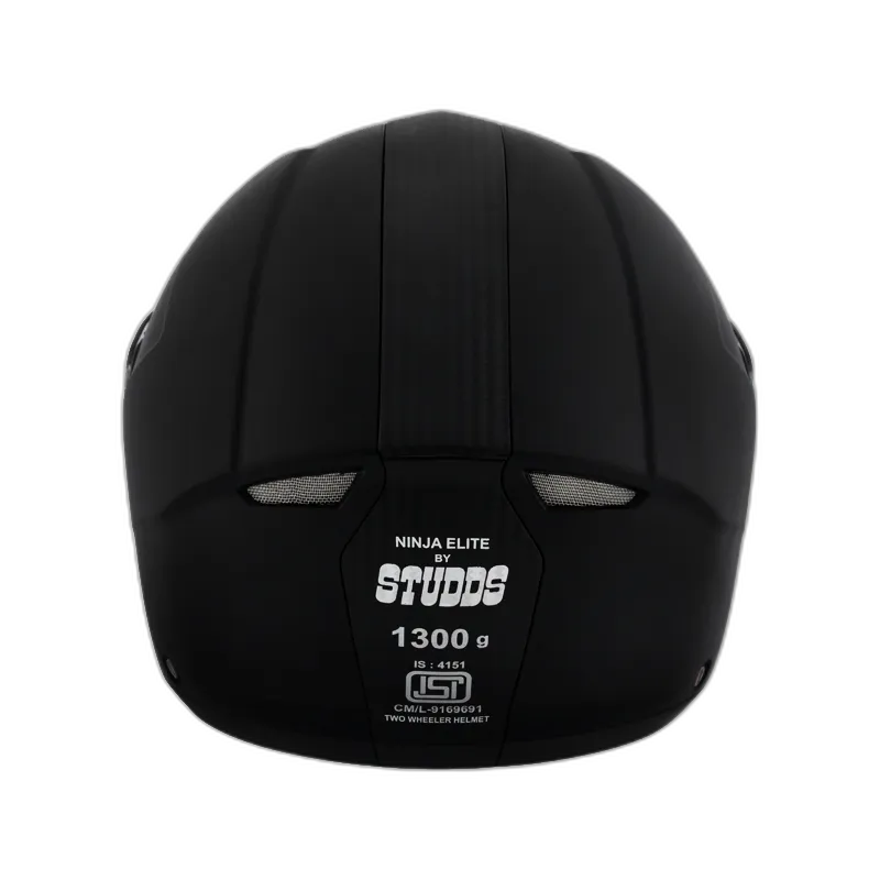 STUDDS Ninja Elite Black Fu Flip Up Helmet