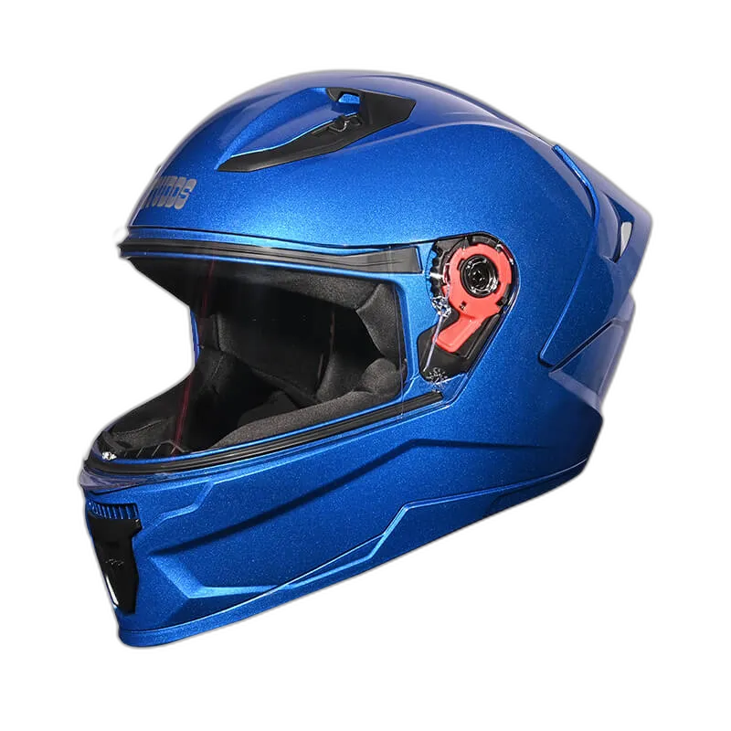 STUDDS Raider Super Flame Blue Full Face Helmet