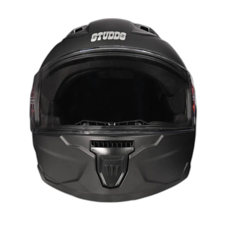 STUDDS Raider Super Matt Black Full Face Helmet