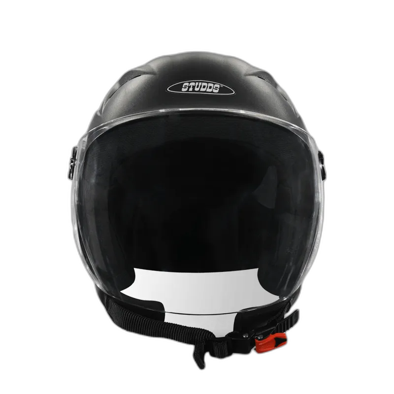 STUDDS Ray Black Half Face Helmet