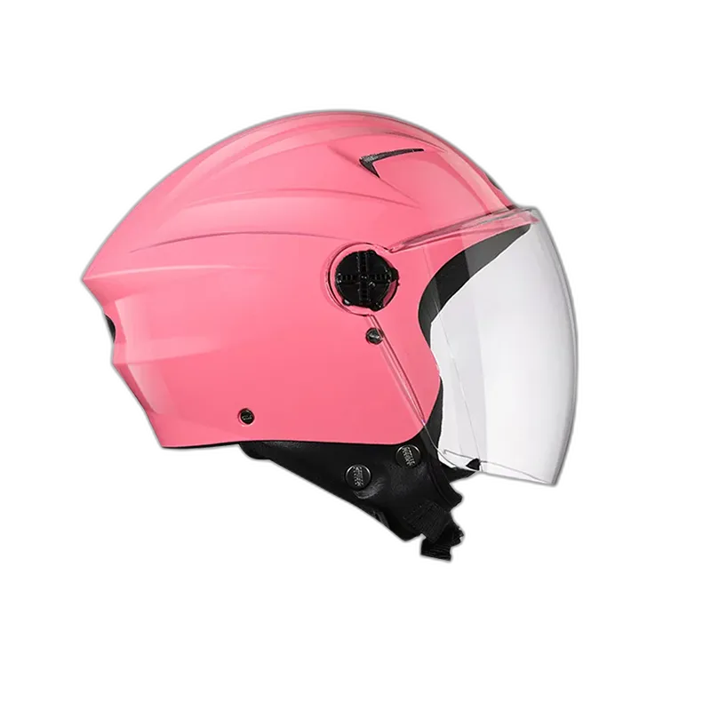 STUDDS Ray Super Baby Pink Half Face Helmet