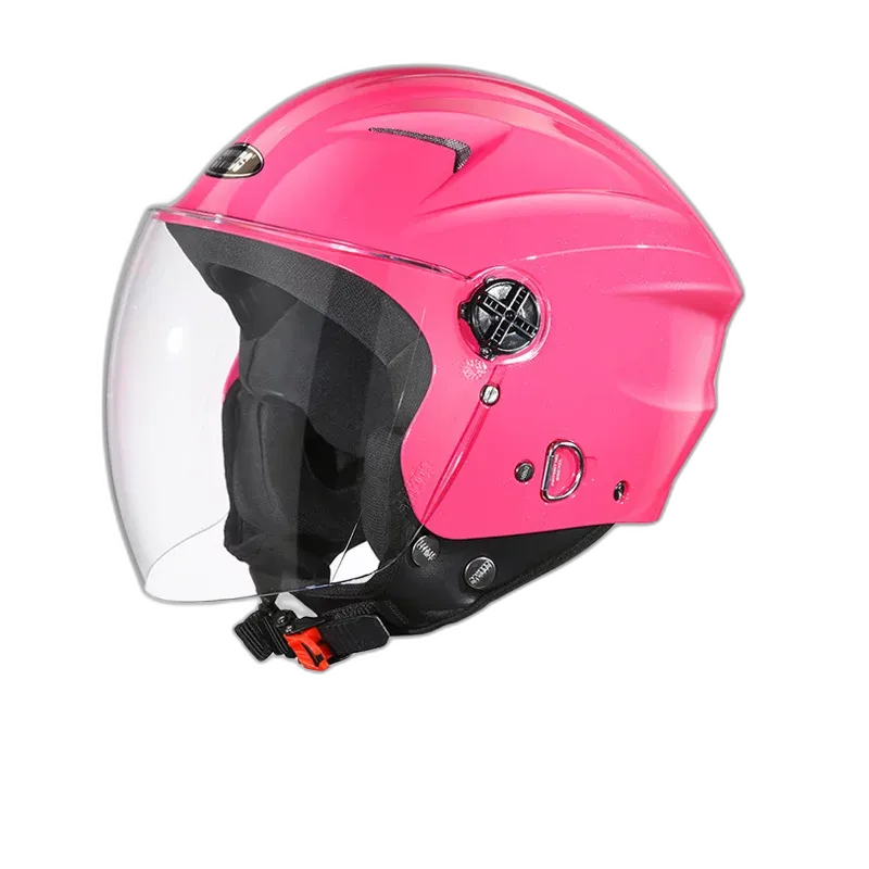 STUDDS Ray Super Dark Pink Half Face Helmet