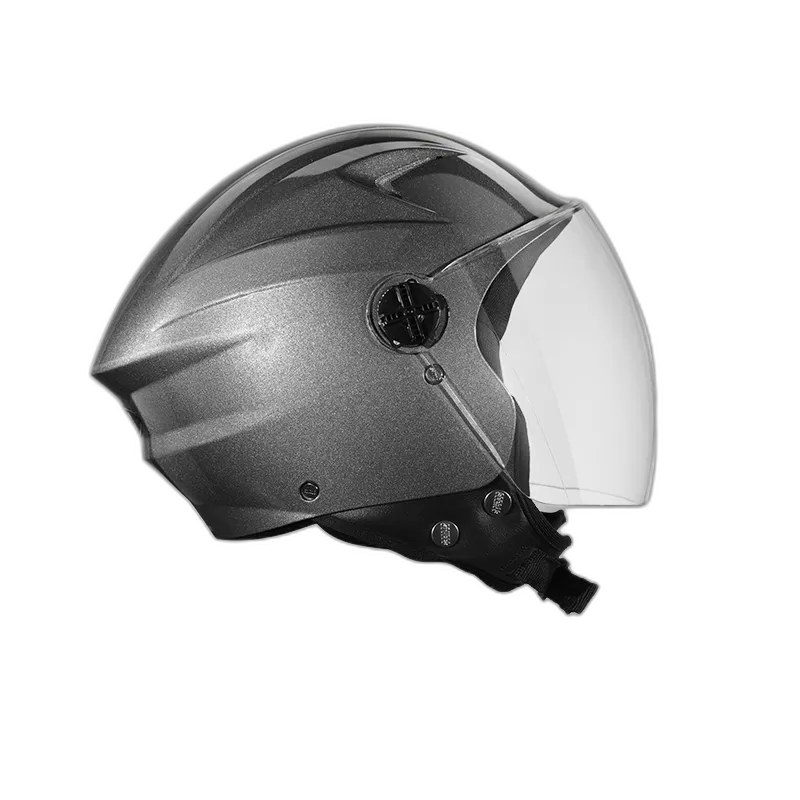 STUDDS Ray Super Gun Grey Half Face Helmet