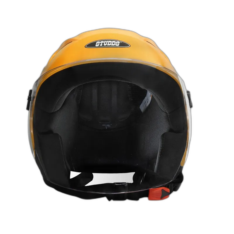 STUDDS Ray Super Mustard Half Face Helmet