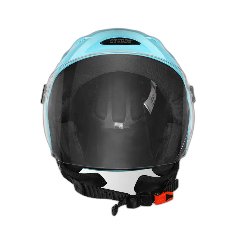 STUDDS Ray Super Pas Green Half Face Helmet