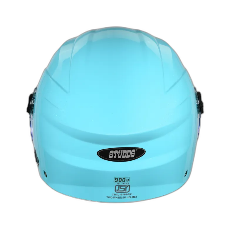 STUDDS Ray Super Pas Green Half Face Helmet