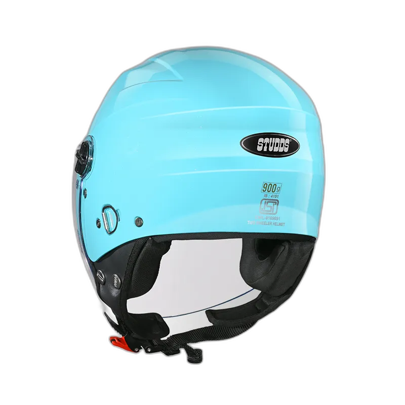 STUDDS Ray Super Pas Green Half Face Helmet
