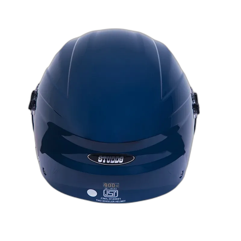 STUDDS Ray Super Petrol Blue Half Face Helmet