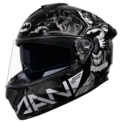 Studds Drifter Batman Edition Black N4 Full face Helmet