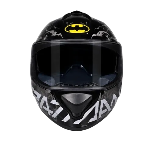Studds Drifter Batman Edition Black Yellow N4 Full Face Helmet