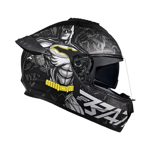 Studds Drifter Batman Edition Matt Black N4 Full Face Helmet