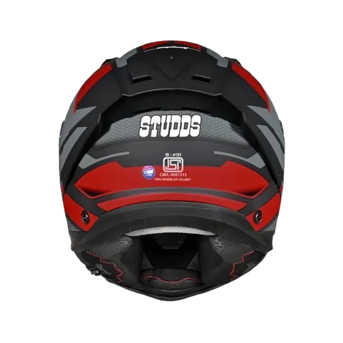 Studds Helios D1 Black Gray N2 Full face Helmet