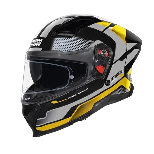Studds Helios D1 Matt Black N5 Full face Helmet