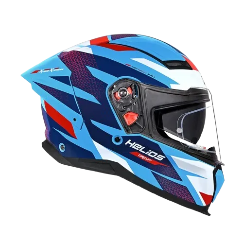 Studds Helios D2 Blue N2 Full Face Helmet