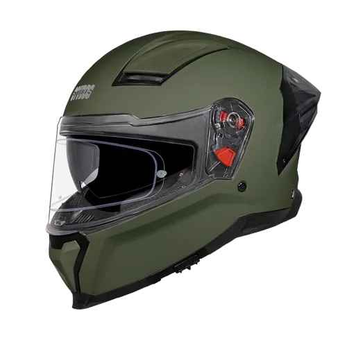 Studds Helios Military Green Full face Helmet