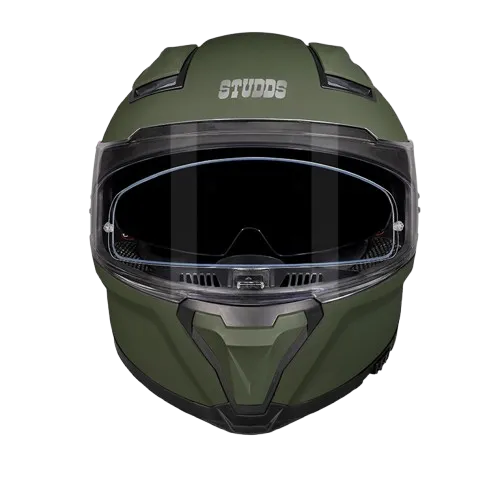 Studds Helios Military Green Full face Helmet