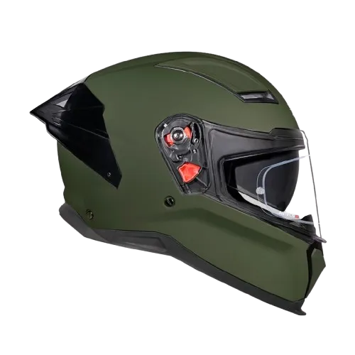 Studds Helios Military Green Full face Helmet