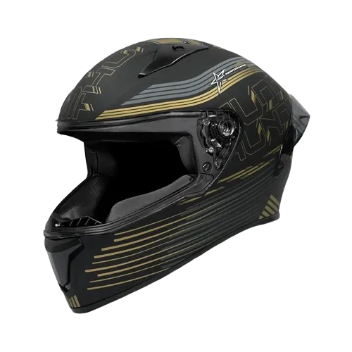 Studds Thunder D11 Matt Black N12 Full Face Helmet