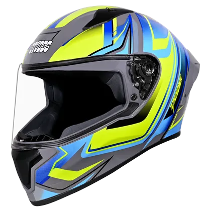 STUDDS Thunder D9 Flash Grey N1 Full Face Helmet