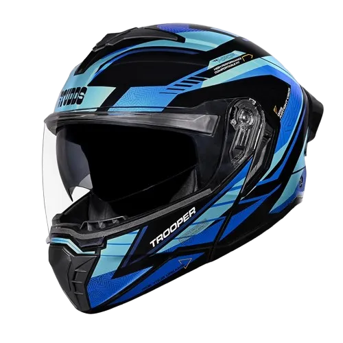 Studds Trooper Race D4 Black N1 Full face Helmet