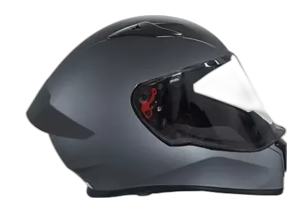 STUDDS Thunder With Gun Grey Smoky Full Face Helmet