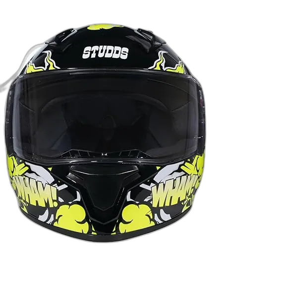 STUDDS Thunder D10 Black N5 Full Face Helmet